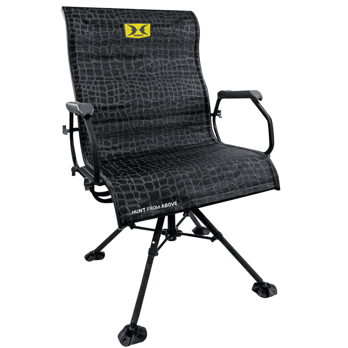 Hawk Big Denali Blind Chair, Black Mesh Folding XXL 350 lbs Capacity - HWK3115 Hawk Big Denali Blind Chair, Black Mesh Folding XXL 350 lbs Capacity - HWK3115