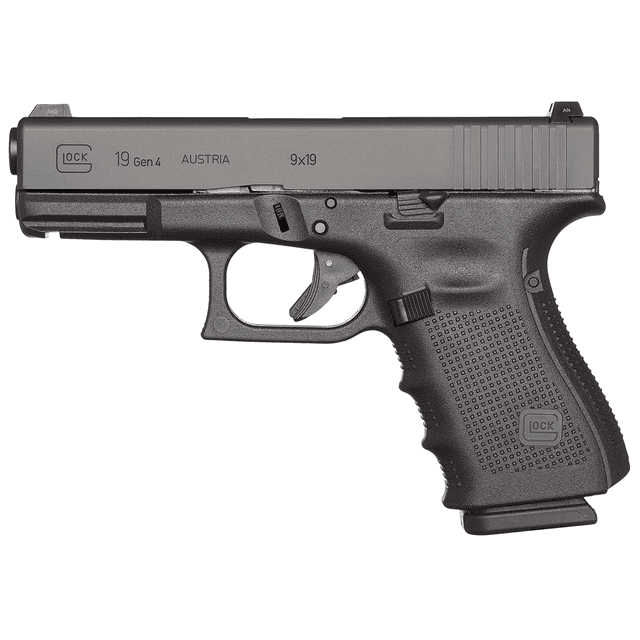Glock UG1950203FS G19 Gen4 Compact 9mm Luger 15+1 4.02" CCW Pistol Glock UG1950203FS G19 Gen4 Compact 9mm Luger 15+1 4.02" CCW Pistol