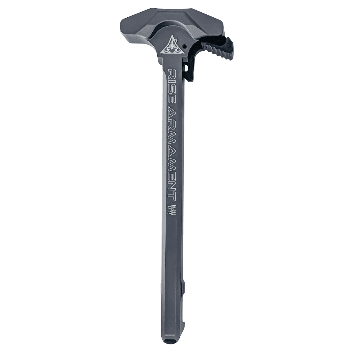 Rise Armament RA-212 Extended Charging Handle, Gray Aluminum Corrosion Resistant for AR-15 - RA212GRY Rise Armament RA-212 Extended Charging Handle, Gray Aluminum Corrosion Resistant for AR-15 - RA212GRY