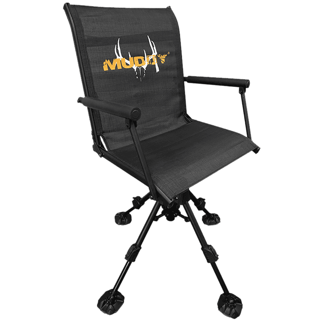 Muddy Swivel- Ease XT Ground Seat, Black Flex-Tek/Steel 300 lbs Capacity - MUDMGS400AL Muddy Swivel- Ease XT Ground Seat, Black Flex-Tek/Steel 300 lbs Capacity - MUDMGS400AL