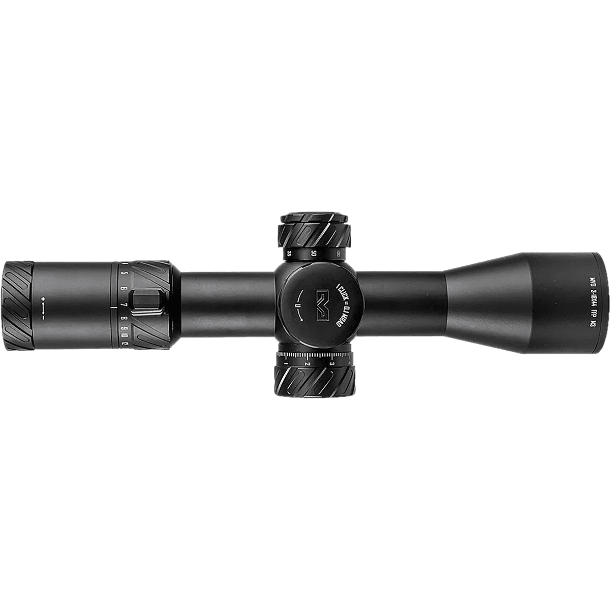 Meprolight USA 901246703 MVO Matte Black Anodized 3-18x44mm, 34mm Tube, Illuminated M3 MRAD Etched Green/Red Reticle Meprolight USA 901246703 MVO Matte Black Anodized 3-18x44mm, 34mm Tube, Illuminated M3 MRAD Etched Green/Red Reticle