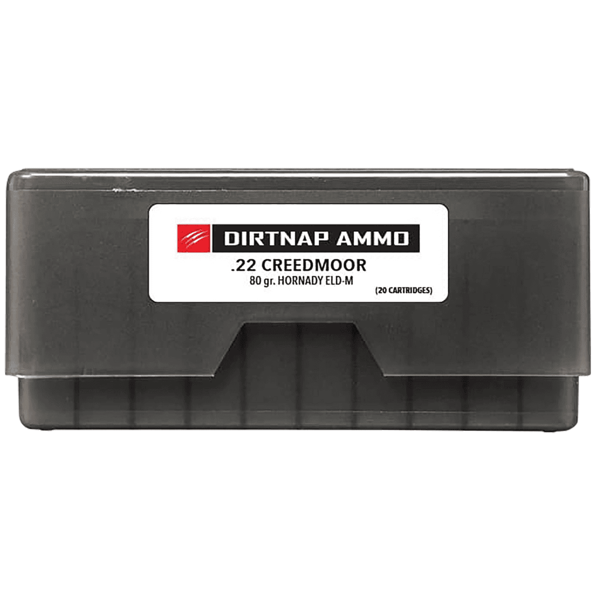 Fierce Firearms Dirtnap Rifle Cartridges, 80gr Extremely Low Drag-Match 20 Per Box/10 Case 22 Creedmoor - DNP22CM80GRELDM Fierce Firearms Dirtnap Rifle Cartridges, 80gr Extremely Low Drag-Match 20 Per Box/10 Case 22 Creedmoor - DNP22CM80GRELDM