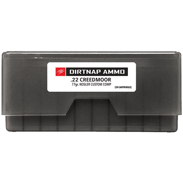 Fierce Firearms Dirtnap Rifle Cartridges, 77gr 20 Per Box/10 Case 22Creedmoor - DNP22CM77GR Fierce Firearms Dirtnap Rifle Cartridges, 77gr 20 Per Box/10 Case 22Creedmoor - DNP22CM77GR