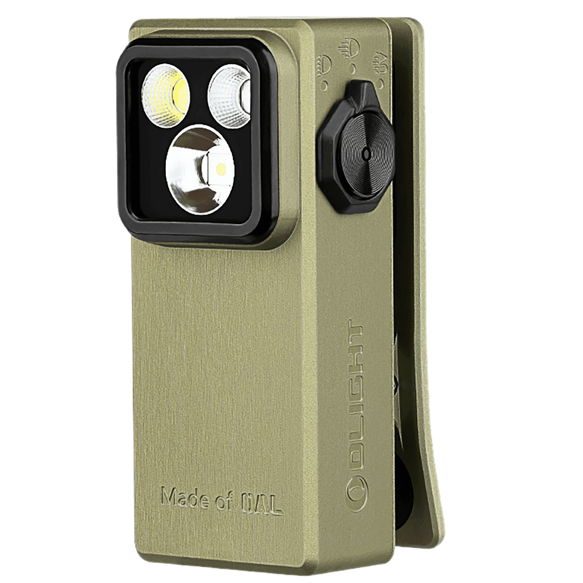 Olightstore Usa Inc Oclip Flashlight, OD Green Aluminum Alloy 300 Lumens 30 hrs Run Time USB-C - OCLIPULTRAOG Olightstore Usa Inc Oclip Flashlight, OD Green Aluminum Alloy 300 Lumens 30 hrs Run Time USB-C - OCLIPULTRAOG