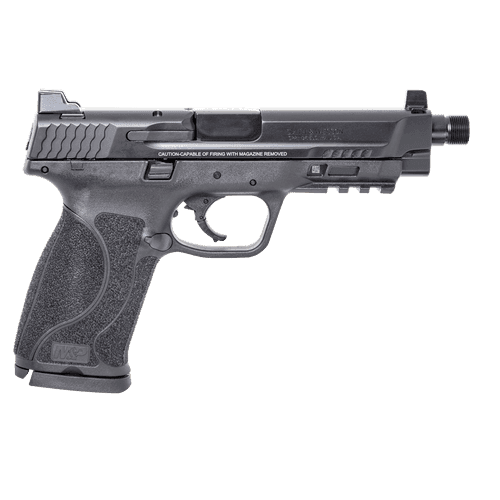 Smith & Wesson M&P45 M2.0 Pistol 45 ACP, 5.1 Threaded Barrel, Black Finish, Tall White-Dot Sights, Two 10rd Mags Smith & Wesson M&P45 M2.0 Pistol 45 ACP, 5.1 Threaded Barrel, Black Finish, Tall White-Dot Sights, Two 10rd Mags