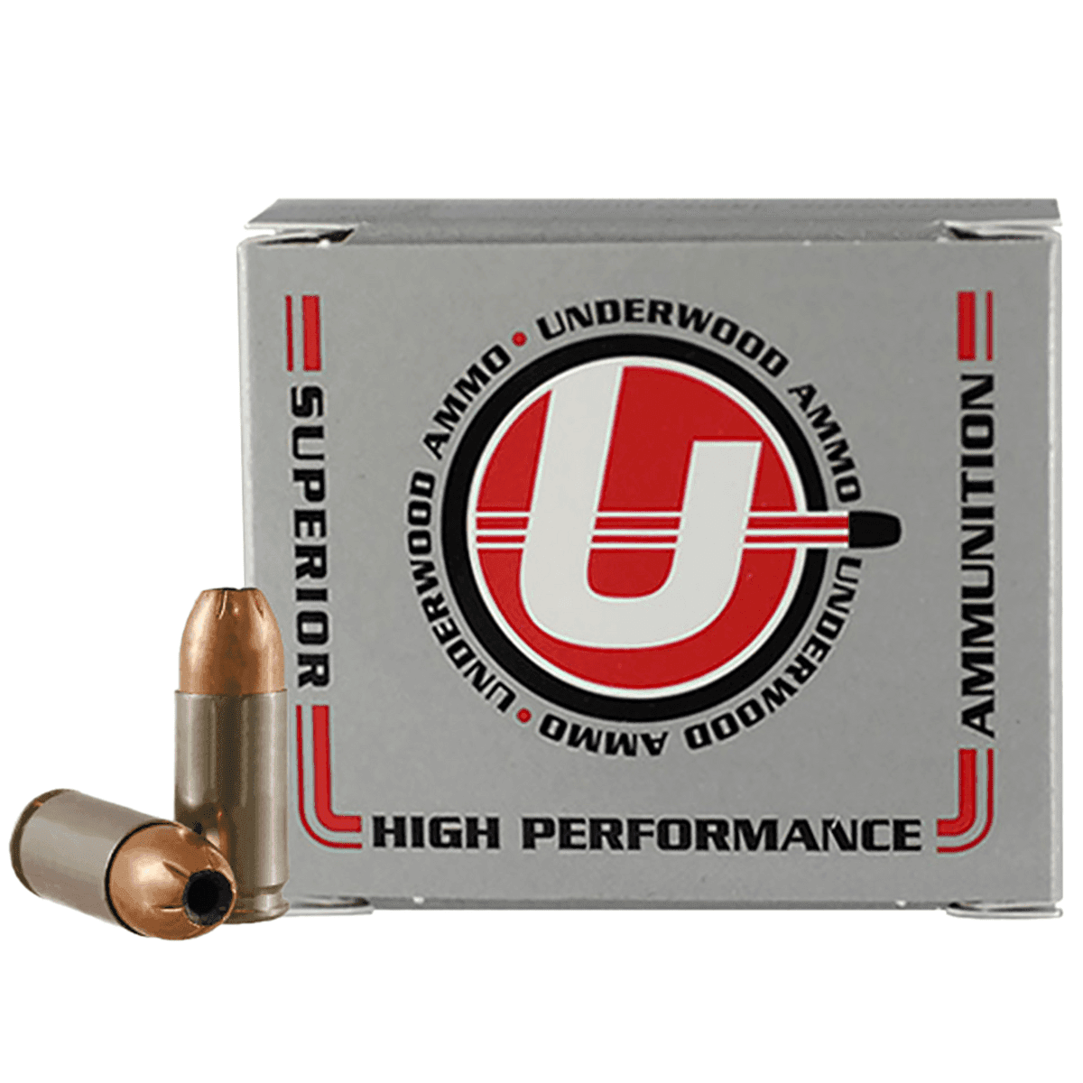 Underwood Ammo +P 147gr Jacketed Hollow Point, 20 Per Box/10 Case 9mm - 139 Underwood Ammo +P 147gr Jacketed Hollow Point, 20 Per Box/10 Case 9mm - 139