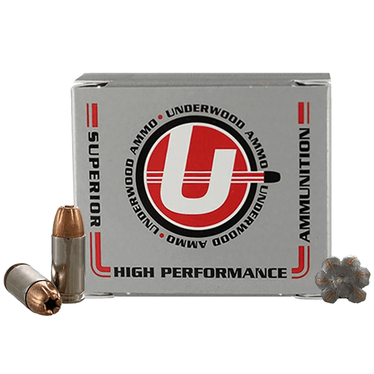 Underwood Ammo 124gr. Hollow Point Jacketed Hollow Point Hunting & Self Defense Ammo, 20 Per Box/10 Case 9mm - 114 Underwood Ammo 124gr. Hollow Point Jacketed Hollow Point Hunting & Self Defense Ammo, 20 Per Box/10 Case 9mm - 114