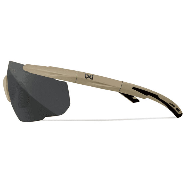Wiley X Saber Advanced Eye Protection, Smoke Gray/Clear/Light Rust Lens Polycarbonate Matte Tan Frame Scratch-Resistant Shatter Proof 100% UV Rating - 308T Wiley X Saber Advanced Eye Protection, Smoke Gray/Clear/Light Rust Lens Polycarbonate Matte Tan Frame Scratch-Resistant Shatter Proof 100% UV Rating - 308T