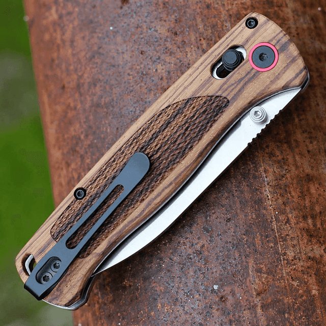 CobraTec Knives Bar Lock Knife, 3" Folding Plain Satin D2 Steel Blade 4.25" Zebrawood Handle - CTZWDBLDNS CobraTec Knives Bar Lock Knife, 3" Folding Plain Satin D2 Steel Blade 4.25" Zebrawood Handle - CTZWDBLDNS