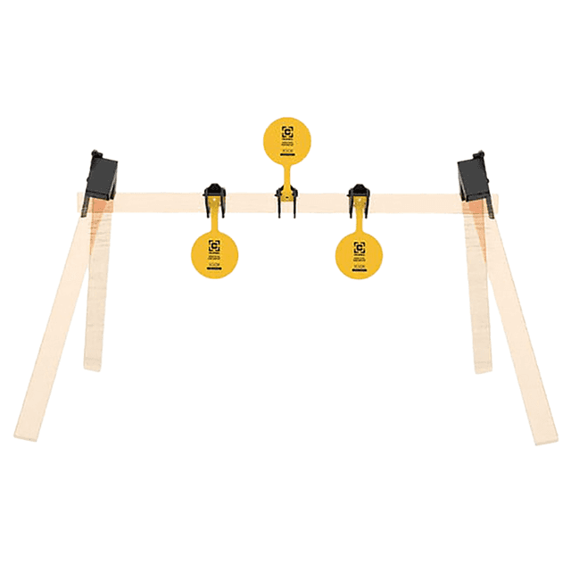 Caldwell AR500 Plate Rack Kit, 8" Yellow Steel Hanging 3 Plates - 1215375 Caldwell AR500 Plate Rack Kit, 8" Yellow Steel Hanging 3 Plates - 1215375