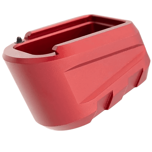 Tyrant CNC Magazine Extension, 3rd Red Aluminum 9mm Fits Sig P365 X Macro - TDP365MAGEXRED Tyrant CNC Magazine Extension, 3rd Red Aluminum 9mm Fits Sig P365 X Macro - TDP365MAGEXRED