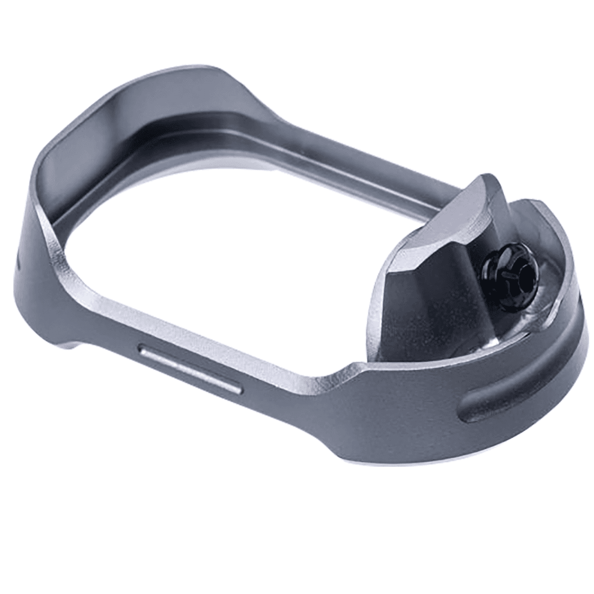 Tyrant CNC Magwell, Grey Aluminum Fits Glock 17 Gen 5 - TDG17MWG5GREYBLACKSCRE Tyrant CNC Magwell, Grey Aluminum Fits Glock 17 Gen 5 - TDG17MWG5GREYBLACKSCRE