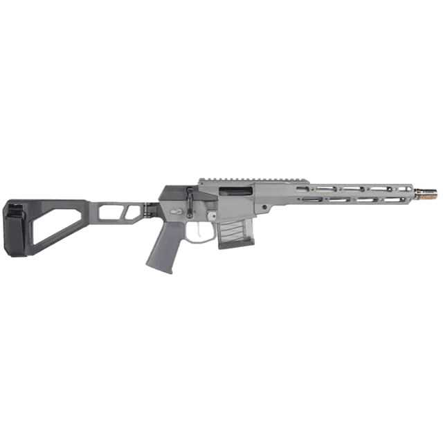 Q LLC Mini Fix Rifle, 12" Gray Tapered Threaded Barrel M-LOK Handguard Gray Picatinny Rail Receiver Adj Folding Stock Black Polymer Grip 5.56 NATO - MINIFIX55612INPISTOL Q LLC Mini Fix Rifle, 12" Gray Tapered Threaded Barrel M-LOK Handguard Gray Picatinny Rail Receiver Adj Folding Stock Black Polymer Grip 5.56 NATO - MINIFIX55612INPISTOL