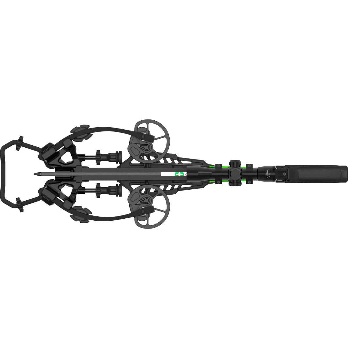 Centerpoint Sniper G4D Crossbow, 27.95" Long Adjustable 4 Position Buttstock Detachable Silent Crank w/ De-Cocking 4x32 mm Scope w/ Dual Illumination of Red and Green - C0020 Centerpoint Sniper G4D Crossbow, 27.95" Long Adjustable 4 Position Buttstock Detachable Silent Crank w/ De-Cocking 4x32 mm Scope w/ Dual Illumination of Red and Green - C0020