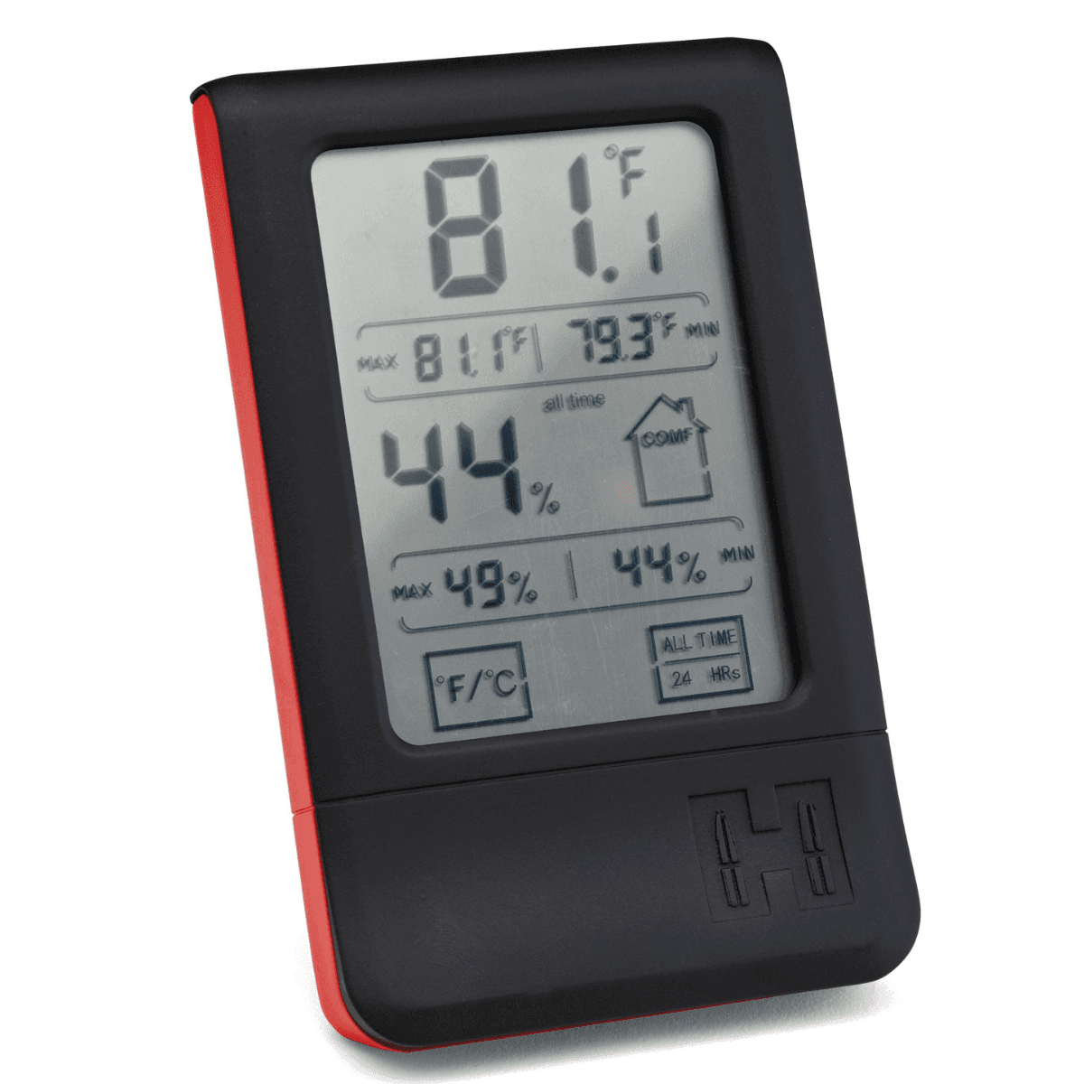 Hornady Digital Hygrometer, Red AAA 10" x 7" x 2" Dimensions - 95909 Hornady Digital Hygrometer, Red AAA 10" x 7" x 2" Dimensions - 95909