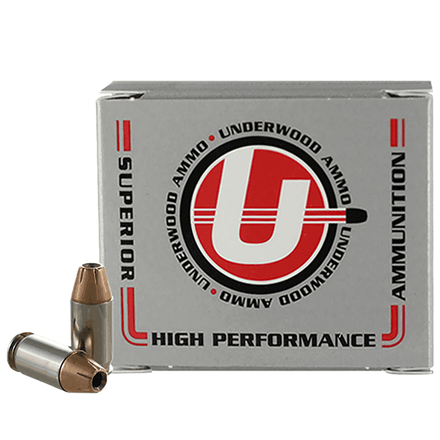 Underwood Ammo eXtreme Terminal Performance (XTP) Jacketed Hollow Point Ammo, +P 90gr Hunting & Self Defense 20 Per Box/10 Case 380ACP - 141 Underwood Ammo eXtreme Terminal Performance (XTP) Jacketed Hollow Point Ammo, +P 90gr Hunting & Self Defense 20 Per Box/10 Case 380ACP - 141