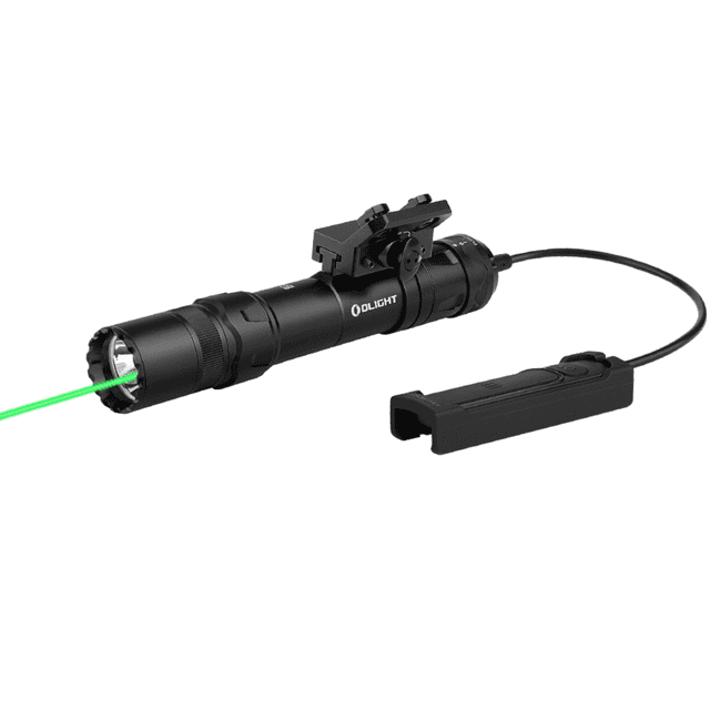 Olightstore Usa Inc Odin GL M Tactical Flashlight, 5.87'' Length Two-Button Remote Switch M-LOK Rail Mount Green Laser 1500 Lumens 215 meters - ODINGLMBK Olightstore Usa Inc Odin GL M Tactical Flashlight, 5.87'' Length Two-Button Remote Switch M-LOK Rail Mount Green Laser 1500 Lumens 215 meters - ODINGLMBK