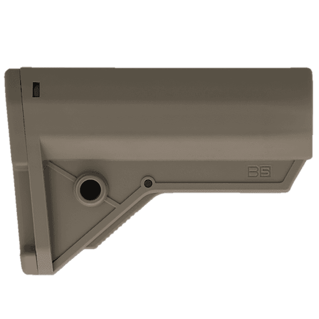 B5 Systems Sierra K Stock, Slim-Profile Ergonomic Cheek Weld Ambidextrous Fixed Sling Mounts and Limited Rotation QD Mounts Flat Dark Earth - SRK1656 B5 Systems Sierra K Stock, Slim-Profile Ergonomic Cheek Weld Ambidextrous Fixed Sling Mounts and Limited Rotation QD Mounts Flat Dark Earth - SRK1656