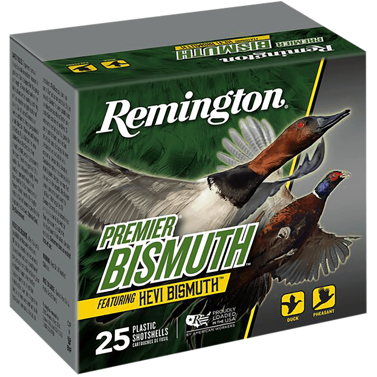 Remington Ammunition Premier Bismuth Shotshells, 3" 1 1/4oz 2Shot Hunting 25 Per Box/10 Case 20 Gauge - R20507 Remington Ammunition Premier Bismuth Shotshells, 3" 1 1/4oz 2Shot Hunting 25 Per Box/10 Case 20 Gauge - R20507