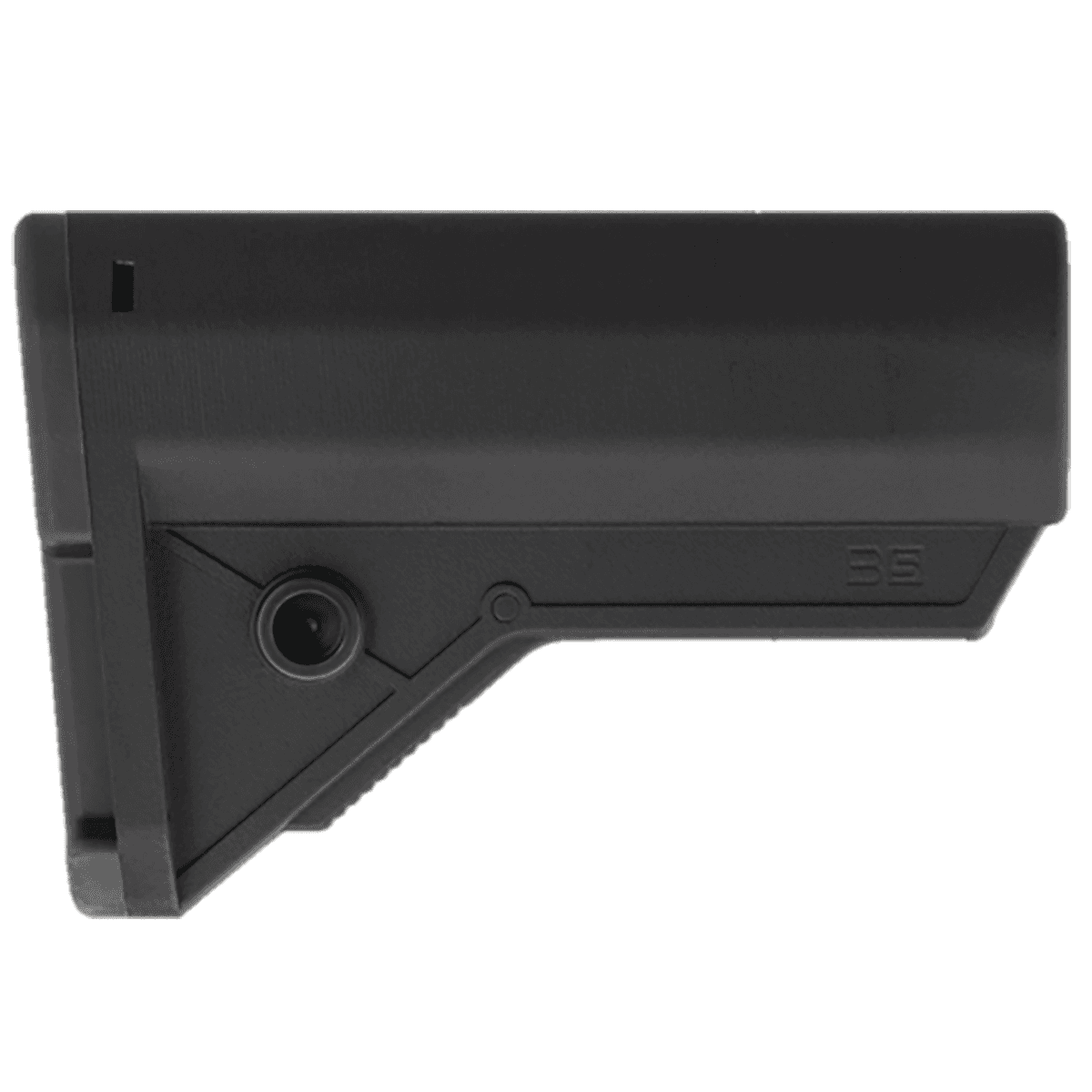 B5 Systems Sierra K Stock, Slim-Profile Ergonomic Cheek Weld Ambidextrous Fixed Sling Mounts and Limited Rotation QD Mounts Black - SRK1655 B5 Systems Sierra K Stock, Slim-Profile Ergonomic Cheek Weld Ambidextrous Fixed Sling Mounts and Limited Rotation QD Mounts Black - SRK1655