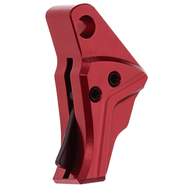 Tyrant CNC I.T.T.S Trigger, Red/Black Aluminum Fits Glock Gen3-4 - TDGTRIG34REDBLACK Tyrant CNC I.T.T.S Trigger, Red/Black Aluminum Fits Glock Gen3-4 - TDGTRIG34REDBLACK