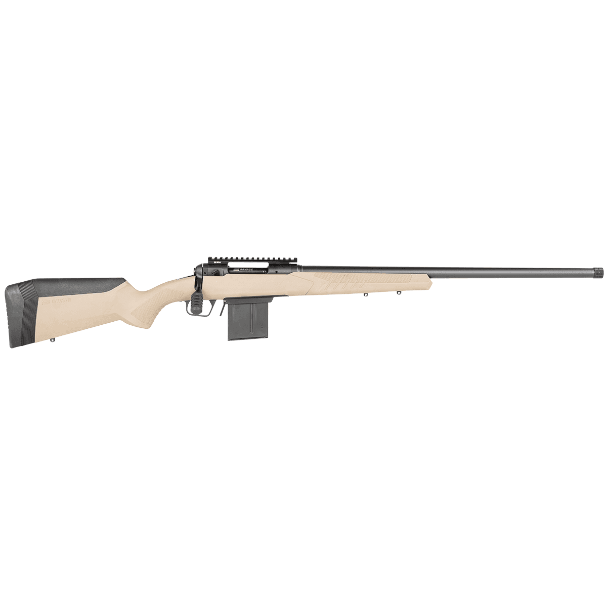 Savage Arms 57492 110 Tactical Desert Full Size 6.5 PRC 5+1 24" Rifle Savage Arms 57492 110 Tactical Desert Full Size 6.5 PRC 5+1 24" Rifle
