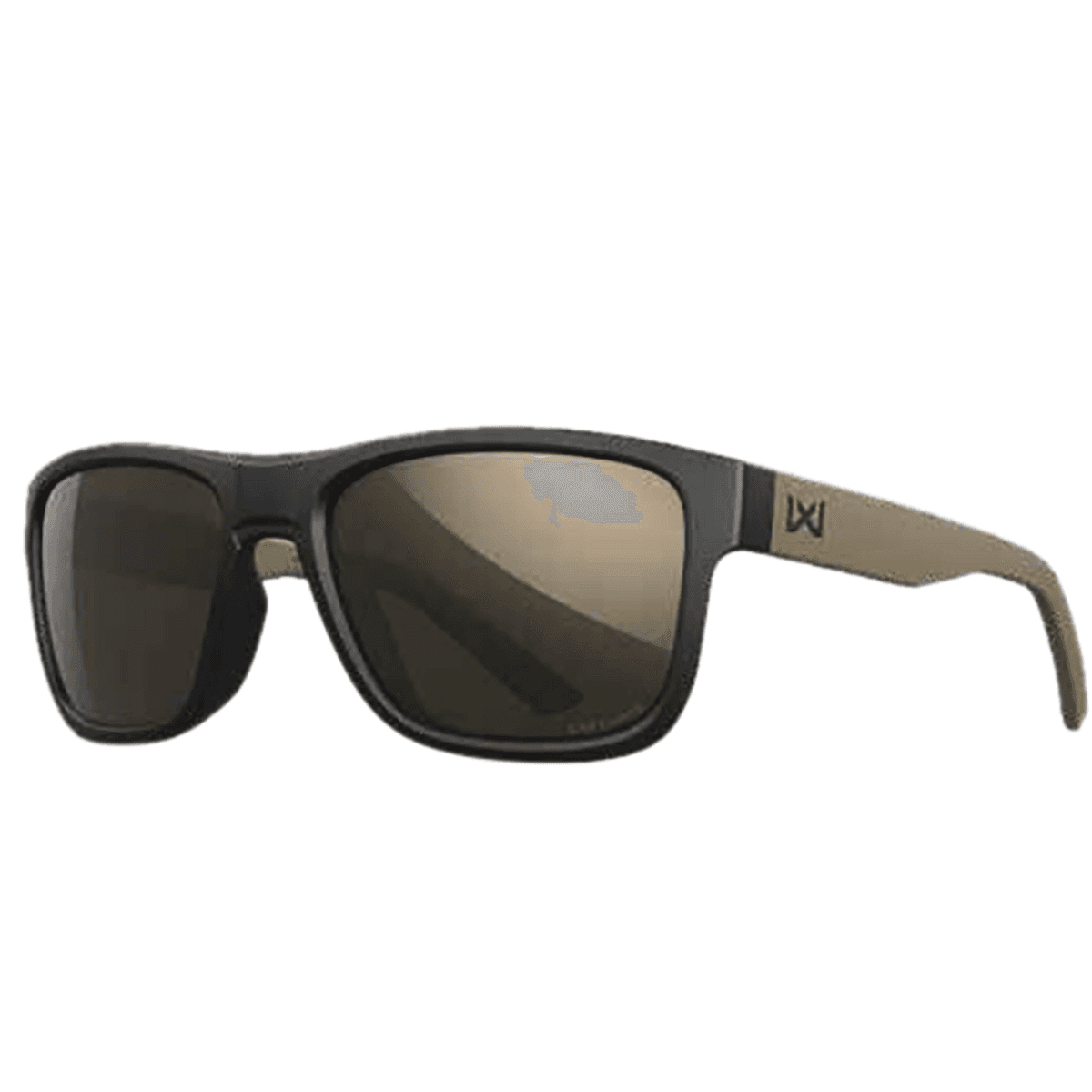 Wiley X Ovation Sunglasses, Tungsten Mirror Lens Polycarbonate Matte Black w/ Tan Frame Shatter Proof 100% UV Rating - AC6OVN14 Wiley X Ovation Sunglasses, Tungsten Mirror Lens Polycarbonate Matte Black w/ Tan Frame Shatter Proof 100% UV Rating - AC6OVN14