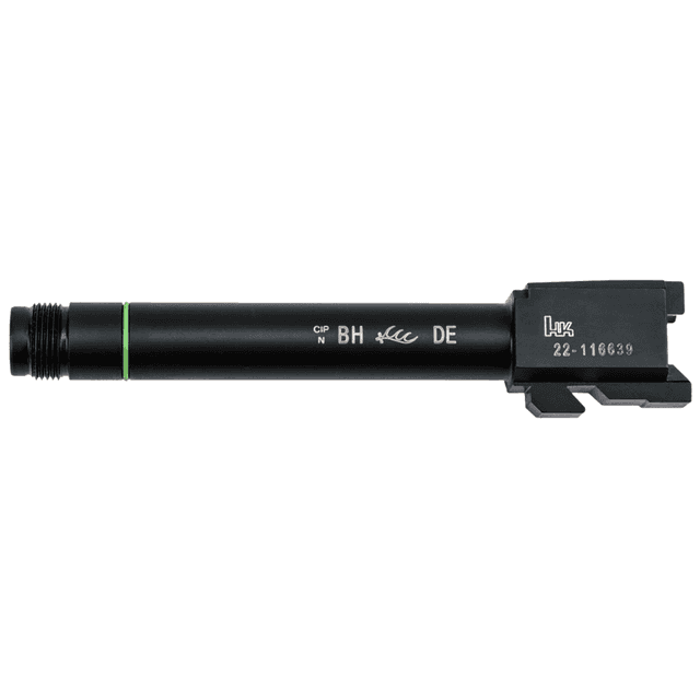 HK USP .40 Tactical Threaded Barrel, 4.90" Black Steel 14.5 x 1 Left Hand Thread 40 Cal - 226348 HK USP .40 Tactical Threaded Barrel, 4.90" Black Steel 14.5 x 1 Left Hand Thread 40 Cal - 226348
