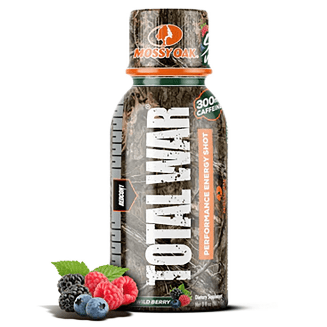 Redcon1 Total War Energy Shots, Sour Wild Berry 300mg Natural Caffeine & B-Vitamins 12 Pack - RC1TWSSWB Redcon1 Total War Energy Shots, Sour Wild Berry 300mg Natural Caffeine & B-Vitamins 12 Pack - RC1TWSSWB