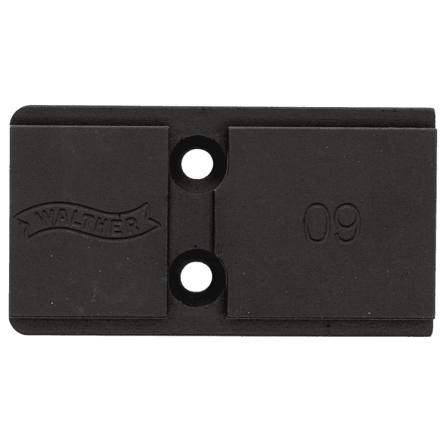 Walther Arms PDP 2.0 Optics Mounting Plate, Black Steel for Holosun 509T - 5136208 Walther Arms PDP 2.0 Optics Mounting Plate, Black Steel for Holosun 509T - 5136208