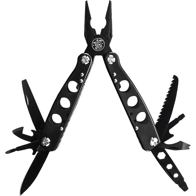 Smith & Wesson Knives Multi-Tool, Black 6.50" Long Includes Case - SWMT1CP Smith & Wesson Knives Multi-Tool, Black 6.50" Long Includes Case - SWMT1CP