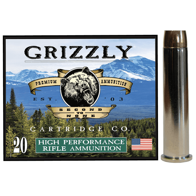 Grizzly Ammo Full Metal Jacket Flat Point Ammo, +P 525gr 20 Per Box/10 Case 45-70Gov - GC45/70+P10 Grizzly Ammo Full Metal Jacket Flat Point Ammo, +P 525gr 20 Per Box/10 Case 45-70Gov - GC45/70+P10