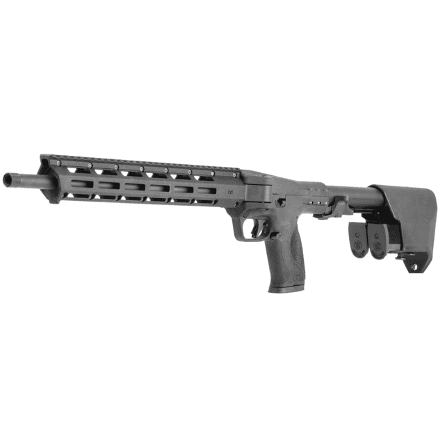 Smith & Wesson M&P FPC Rifle, 16.25" Black Oxide Steel Threaded Barrel Black Anodized Picatinny Rail Aluminum Receiver M-LOK Handguard Side Folding w/Mag Storage Black Polymer Stock Interchangeable Palmswell Inserts Grip 15+1rd 10mm Auto - 14167 Smith & Wesson M&P FPC Rifle, 16.25" Black Oxide Steel Threaded Barrel Black Anodized Picatinny Rail Aluminum Receiver M-LOK Handguard Side Folding w/Mag Storage Black Polymer Stock Interchangeable Palmswell Inserts Grip 15+1rd 10mm Auto - 14167
