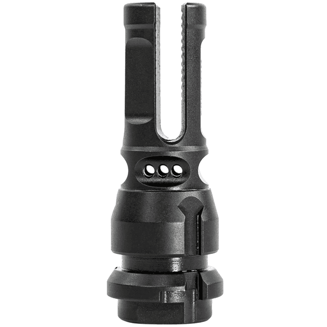Sons Of Liberty Gun Works NOX9 QD Flash Hider, 1/2"-28 tpi 3-Prong 9 Ported Black Steel Includes Shims Compatible With Dead Air Sandman/Nomad Suppressors 22 Cal (5.56mm) - NOX9556 Sons Of Liberty Gun Works NOX9 QD Flash Hider, 1/2"-28 tpi 3-Prong 9 Ported Black Steel Includes Shims Compatible With Dead Air Sandman/Nomad Suppressors 22 Cal (5.56mm) - NOX9556