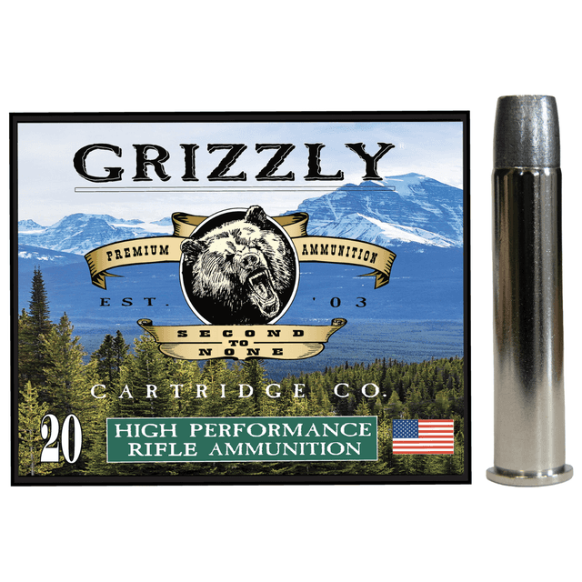 Grizzly Ammo Bonded Flat Point Ammo, +P 405gr 20 Per Box/10 Case 45-70Gov - GC45/70+P4 Grizzly Ammo Bonded Flat Point Ammo, +P 405gr 20 Per Box/10 Case 45-70Gov - GC45/70+P4