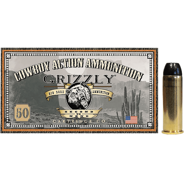 Grizzly Ammo Round Nose Flat Point Ammo, 200gr 50 Per Box/10 Case 44Mag - GC44M2 Grizzly Ammo Round Nose Flat Point Ammo, 200gr 50 Per Box/10 Case 44Mag - GC44M2