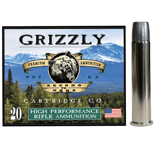 Grizzly Ammo Wide Long Nose Gas Check Ammo, +P 420gr 20 Per Box/10 Case 45-70Gov - GC45/70+P7 Grizzly Ammo Wide Long Nose Gas Check Ammo, +P 420gr 20 Per Box/10 Case 45-70Gov - GC45/70+P7