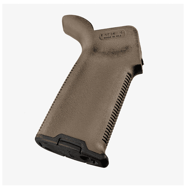 Magpul MOE+ Grip Textured Flat Dark Earth Polymer with OverMolded Rubber for AR-15, AR-10, M4, M16, M110, SR25 - MAG416FDE Magpul MOE+ Grip Textured Flat Dark Earth Polymer with OverMolded Rubber for AR-15, AR-10, M4, M16, M110, SR25 - MAG416FDE