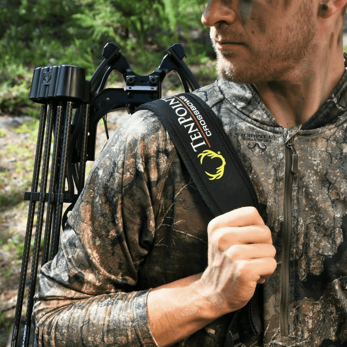 Tenpoint Neoprene Sling, Black 1.25" Width Adjustable Crossbows - HCA004 Tenpoint Neoprene Sling, Black 1.25" Width Adjustable Crossbows - HCA004