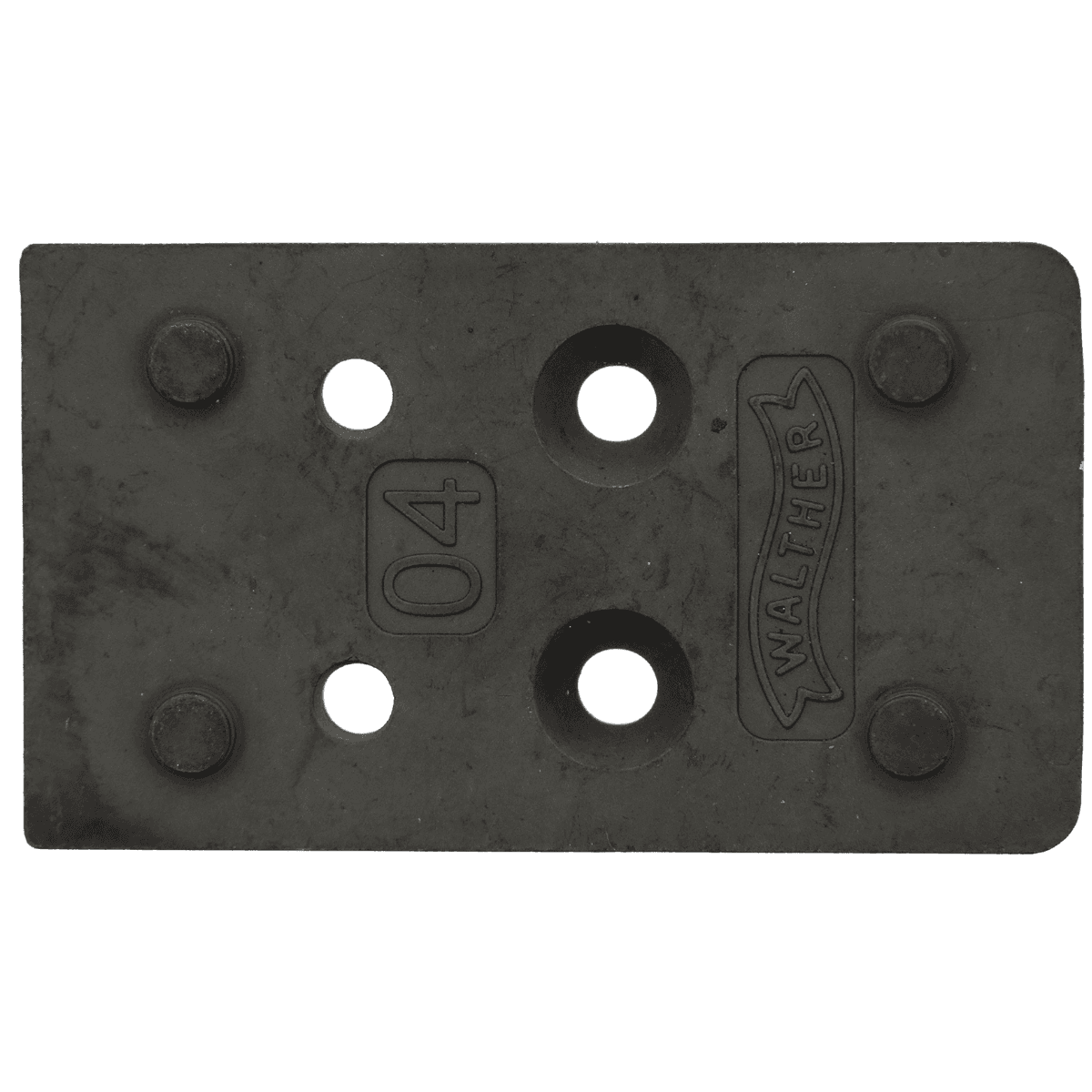 Walther PDP 2.0 Optics Plate, Black Steel (Leupold Deltapoint Pro) Fits Walther PDP 2.0 - 5136212 Walther PDP 2.0 Optics Plate, Black Steel (Leupold Deltapoint Pro) Fits Walther PDP 2.0 - 5136212