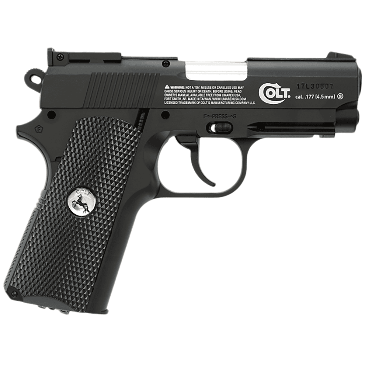 RWS/Umarex Colt Defender BB Pistol, CO2 16+1rd 177 BB - 2254020 RWS/Umarex Colt Defender BB Pistol, CO2 16+1rd 177 BB - 2254020