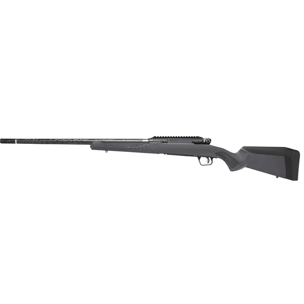 Savage Arms Impulse Mountain Hunter Rifle, 22" Carbon Fiber Threaded Barrel Black Aluminum Receiver w/Picatinny Rail Gray AccuStock Synthetic Stock Ambidextrous 4+1rd 6.5 Creedmoor - 57895 Savage Arms Impulse Mountain Hunter Rifle, 22" Carbon Fiber Threaded Barrel Black Aluminum Receiver w/Picatinny Rail Gray AccuStock Synthetic Stock Ambidextrous 4+1rd 6.5 Creedmoor - 57895