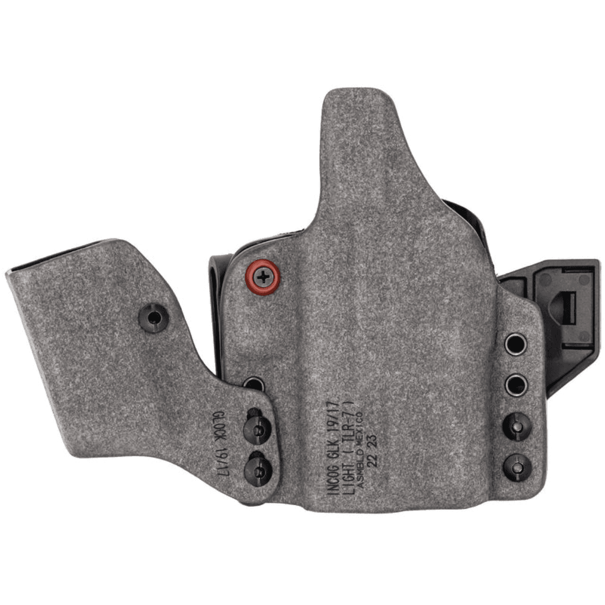 Safariland IncogX IWB Holster, Black Microfiber Suede-Wrapped Boltaron Body Right Hand Fits S&W Shield Plus - INCOG0179A0CX261 Safariland IncogX IWB Holster, Black Microfiber Suede-Wrapped Boltaron Body Right Hand Fits S&W Shield Plus - INCOG0179A0CX261