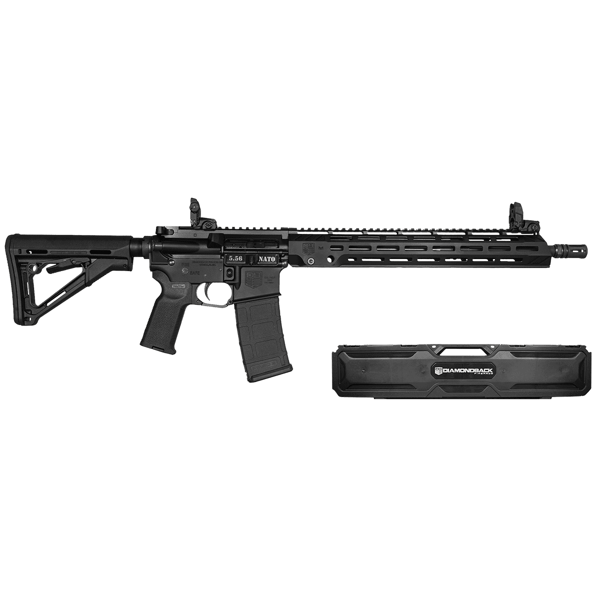 Diamondback DB1889K001 DB15 Knight's Armament 5.56 NATO 30+1 16" Rifle Diamondback DB1889K001 DB15 Knight's Armament 5.56 NATO 30+1 16" Rifle