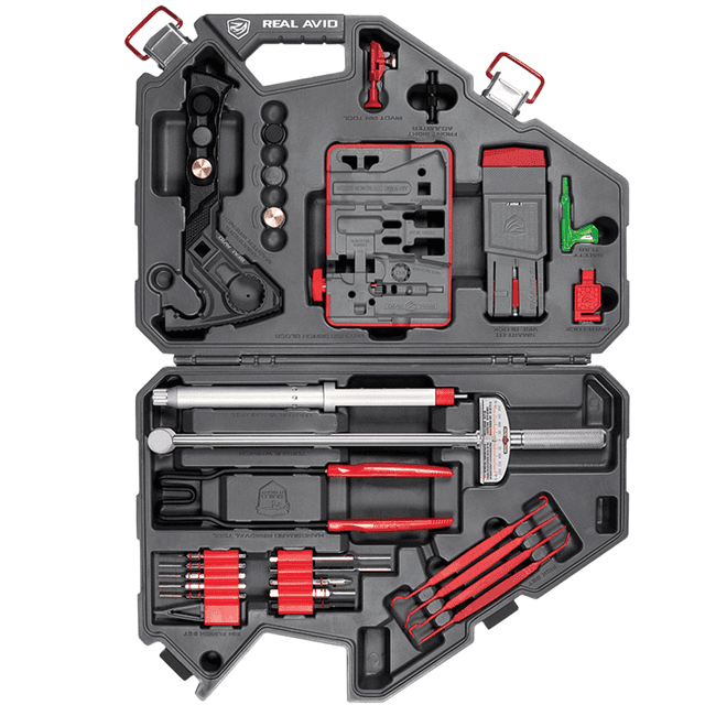 Real Avid AVAR15AMK Armorer's Master Kit AR15 Gray/Red Multiple Real Avid AVAR15AMK Armorer's Master Kit AR15 Gray/Red Multiple