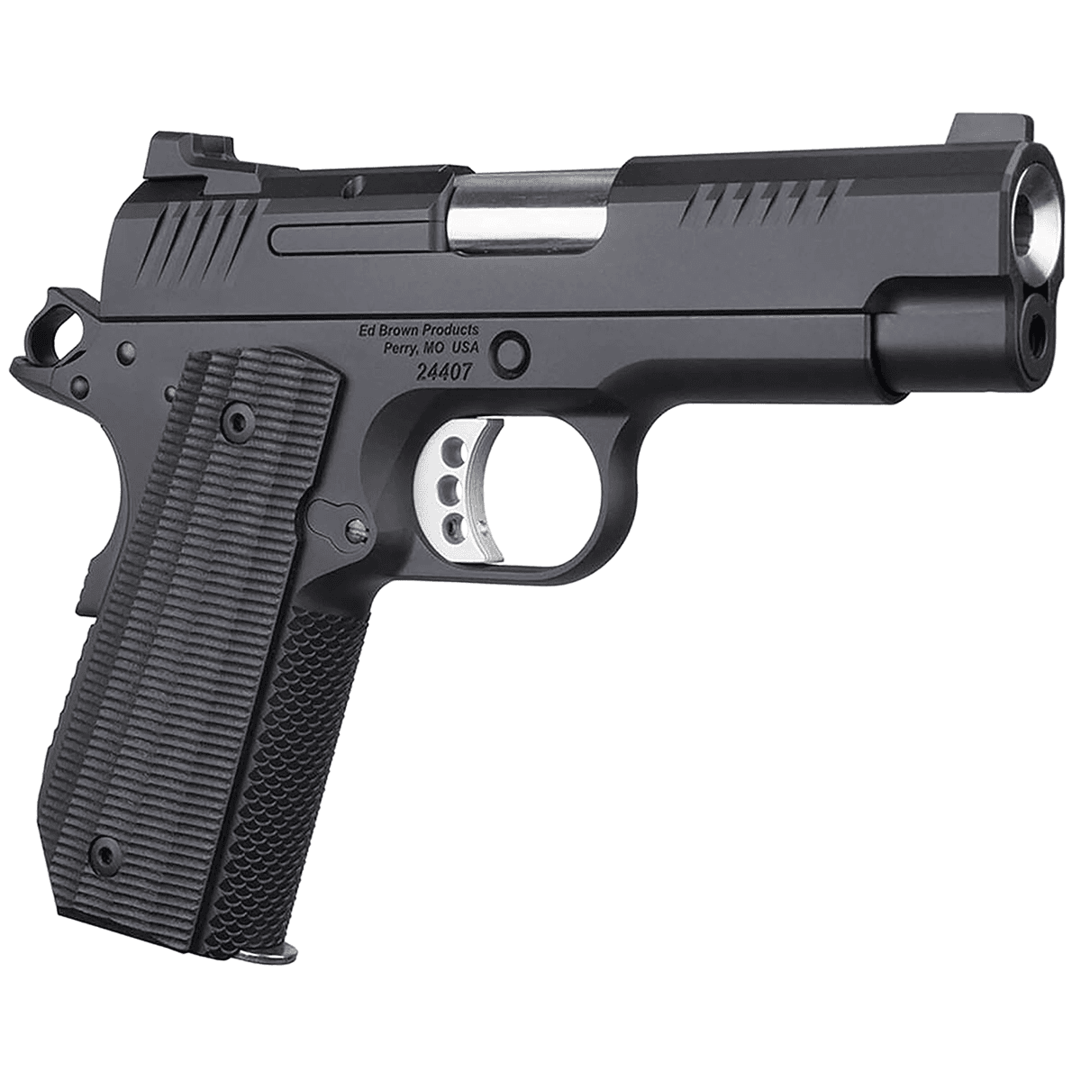 Ed Brown EVOKC9LW 1911 EVO KC Lightweight 9mm Luger 7+1 4" Stainless Bull Barrel Pistol Ed Brown EVOKC9LW 1911 EVO KC Lightweight 9mm Luger 7+1 4" Stainless Bull Barrel Pistol