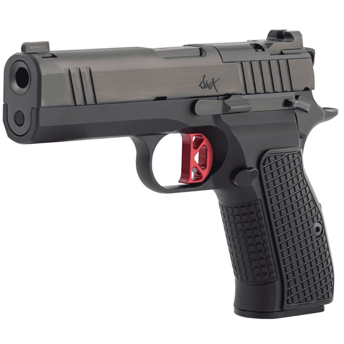 Dan Wesson DWX Pistol, 4.95" Black Match Grade Barrel Black DLC Optic Ready Serrated Steel Slide Black Aluminum Frame w/Beavertail & Picatinny Rail Black Textured Aluminum Grip Compact Frame 15+1rd 9mm Luger - 92103 Dan Wesson DWX Pistol, 4.95" Black Match Grade Barrel Black DLC Optic Ready Serrated Steel Slide Black Aluminum Frame w/Beavertail & Picatinny Rail Black Textured Aluminum Grip Compact Frame 15+1rd 9mm Luger - 92103