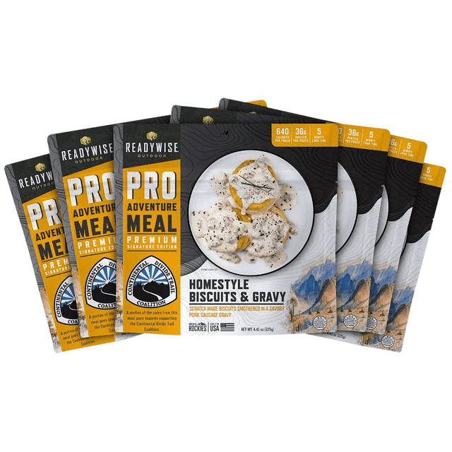 ReadyWise Outdoor Food Kit Homestyle Biscuits & Gravy, 2 Servings Per Pouch 6 Per Case - RW05190 ReadyWise Outdoor Food Kit Homestyle Biscuits & Gravy, 2 Servings Per Pouch 6 Per Case - RW05190