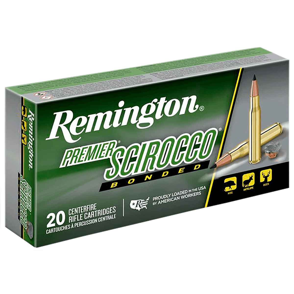Remington Ammunition Premier Scirocco Bonded Cartridge, 150gr Swift Scirocco Bonded 20 Per Box/10 Case 7mm RUM - 29335 Remington Ammunition Premier Scirocco Bonded Cartridge, 150gr Swift Scirocco Bonded 20 Per Box/10 Case 7mm RUM - 29335