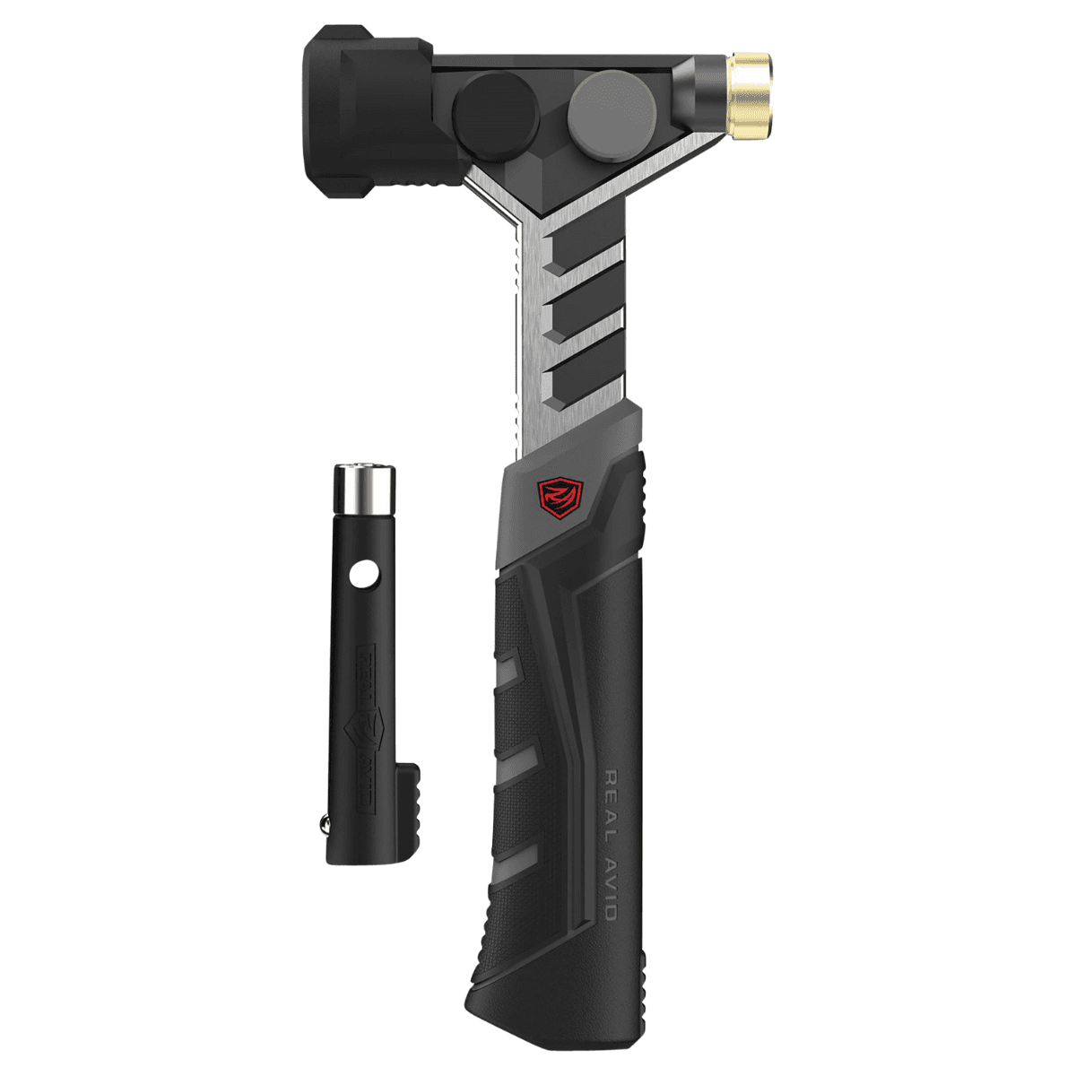 Real Avid Armorer's Hammer, Black/Stainless Features Magnetic Pin Starter & Interchangeable Heads Includes Roll-Pin Punch Starter - AVARMHAM Real Avid Armorer's Hammer, Black/Stainless Features Magnetic Pin Starter & Interchangeable Heads Includes Roll-Pin Punch Starter - AVARMHAM